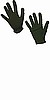 Batman/Catwoman Gloves