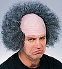 Bald Cap with Hair