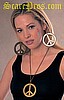 Peace Pendant and Earrings